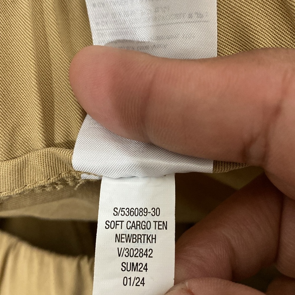 Banana Republic Soft Relaxed Cargo Tencel Casual Tan Safari Jogger Pants Sz XL - Picture 9 of 9
